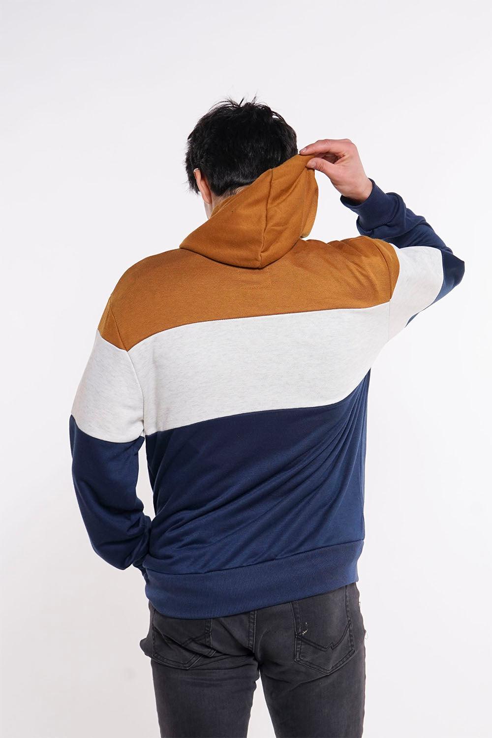 Poleron Full Zipper Carmel Mostaza Gangster - Gangster