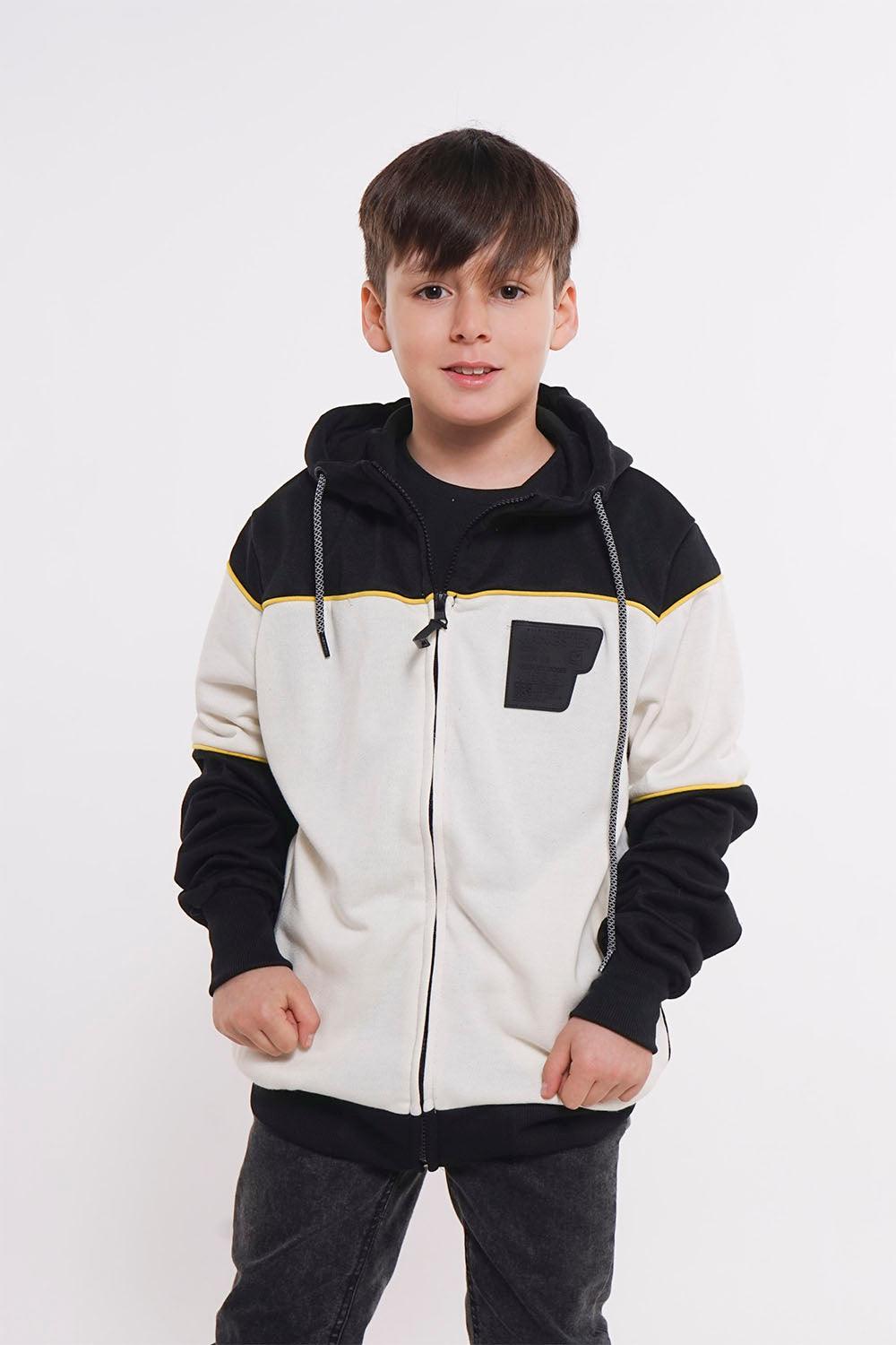 Teen Poleron Fullzipper Evolution Negro - Gangster