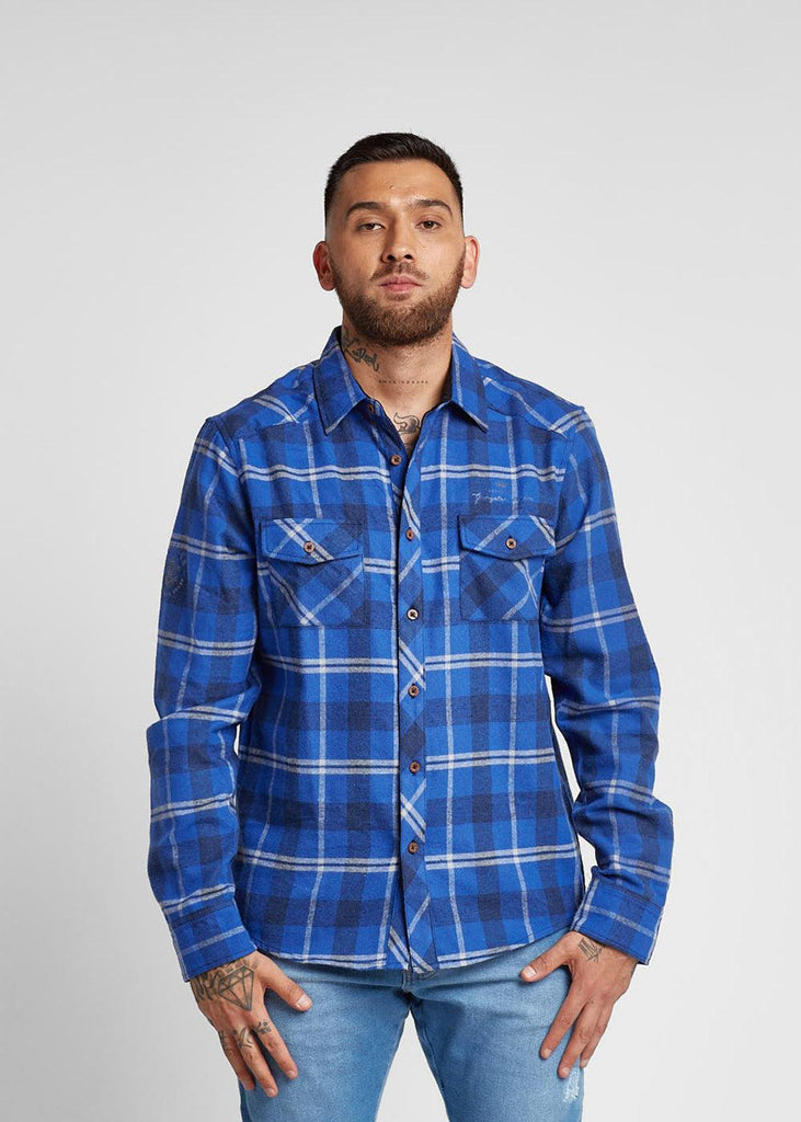 Camisa Lumberjack Azul Gangster - Gangster