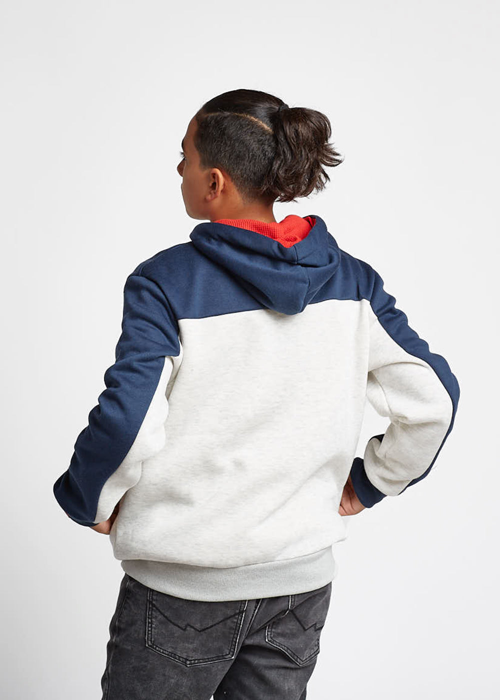 Teen Poleron Zip Hoodie Finder Arena Gangster