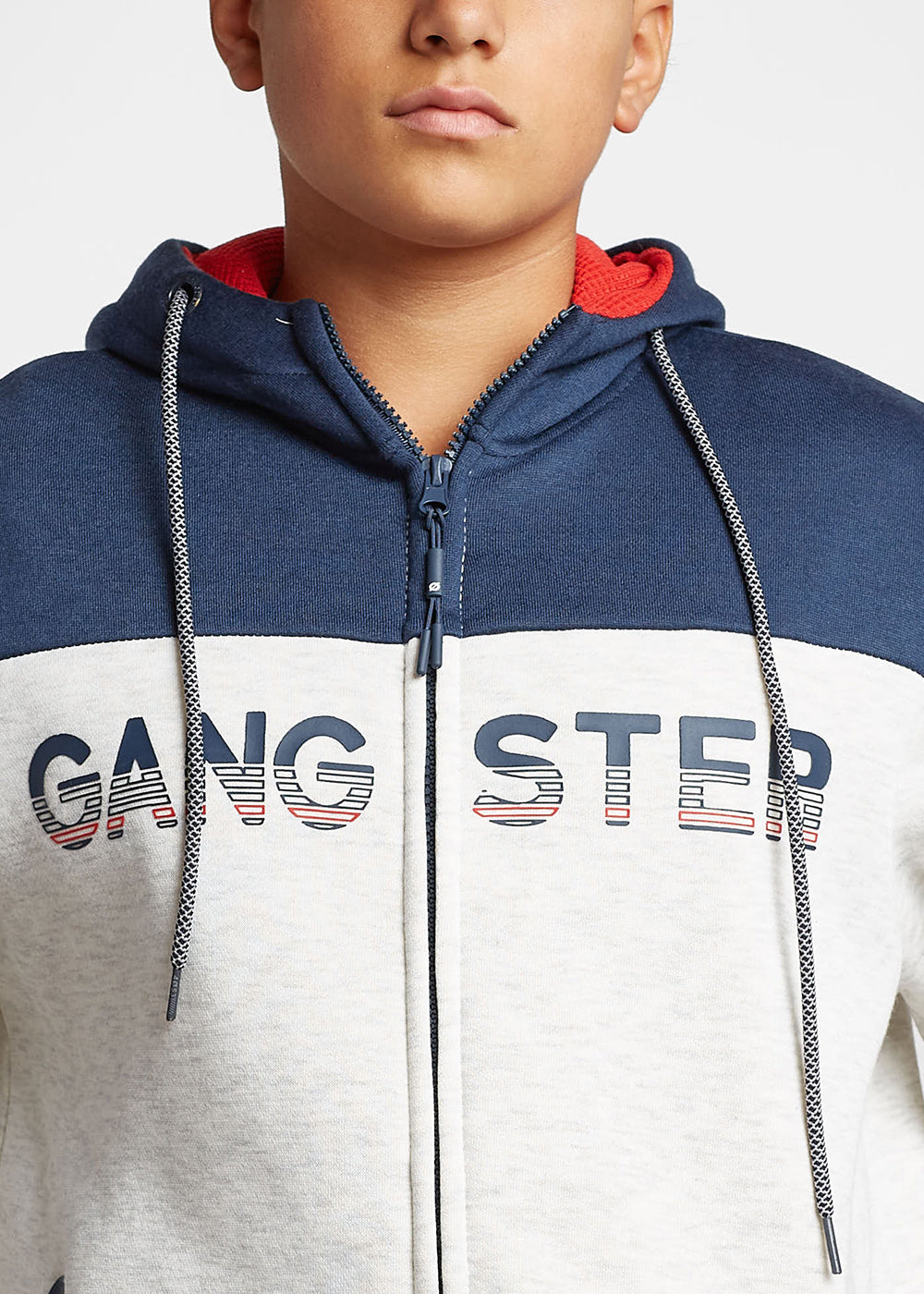 Teen Poleron Zip Hoodie Finder Arena Gangster