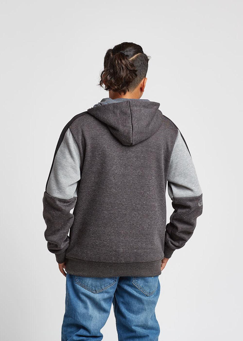 Teen Poleron Zip Hoodie Hero Negro Gangster - Gangster