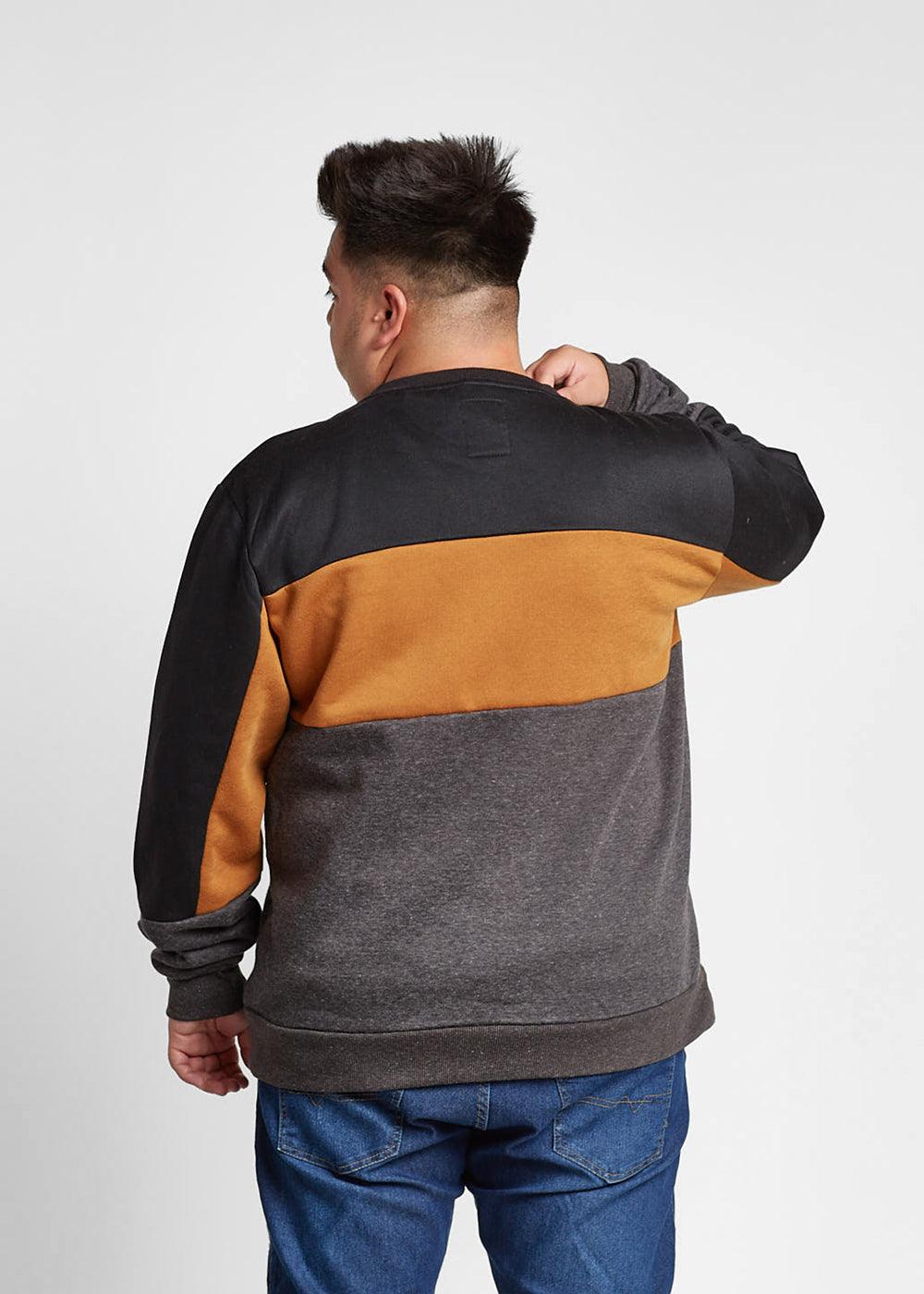 Plus Poleron Crew Chest Negro Gangster - Gangster