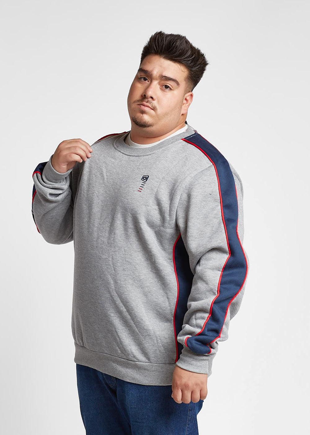 Plus Poleron Crew Side Gris Gangster - Gangster