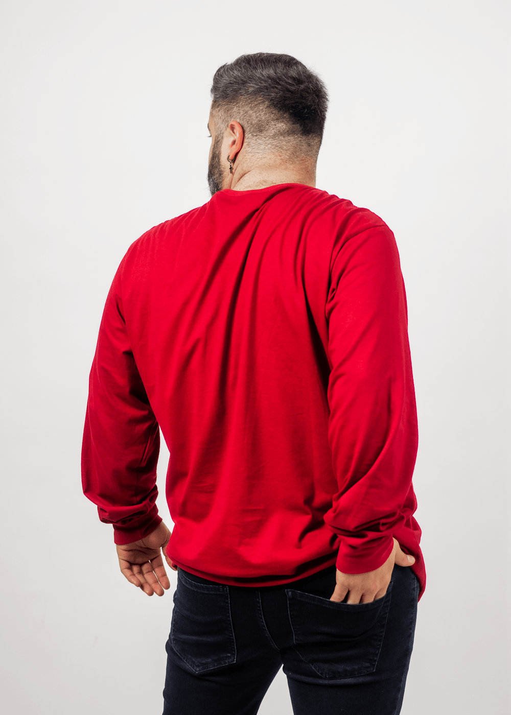 Plus Polera Manga Larga Time Rojo Gangster - Gangster