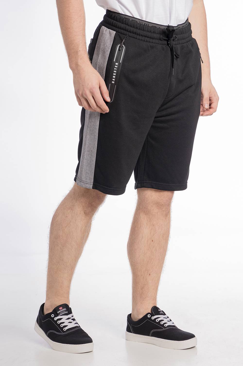 Short Jogger Pocket Logo Negro Gangster