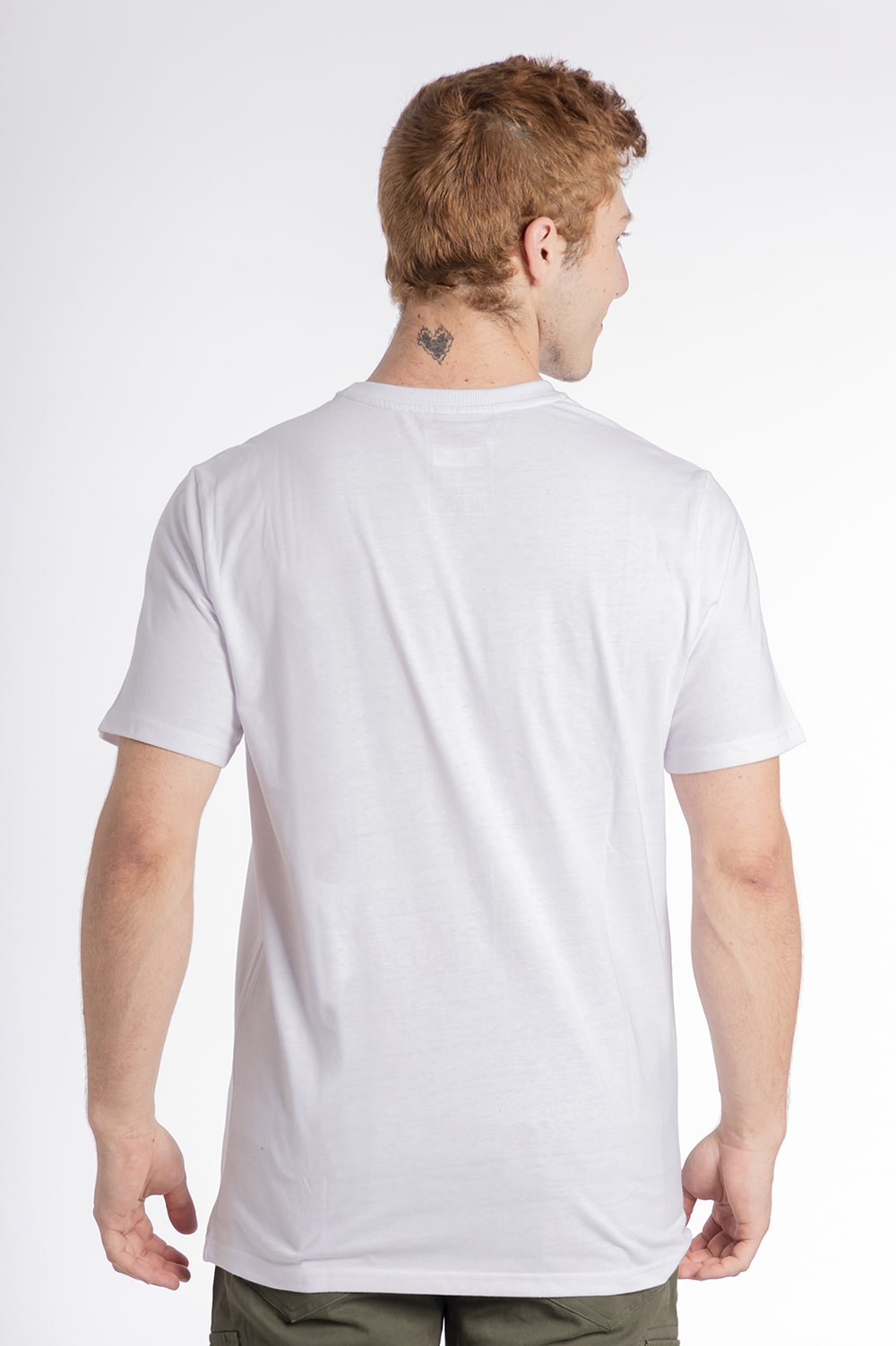 Polera Mc Especial Core Emboss Blanco Gangster