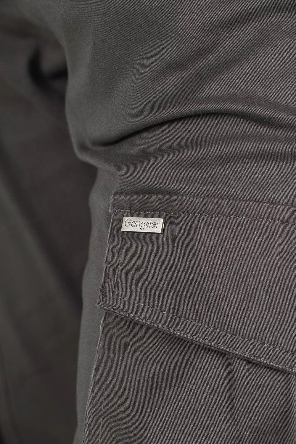 Pantalon Jogger Canvas Tradicional Gris Gangster - Gangster