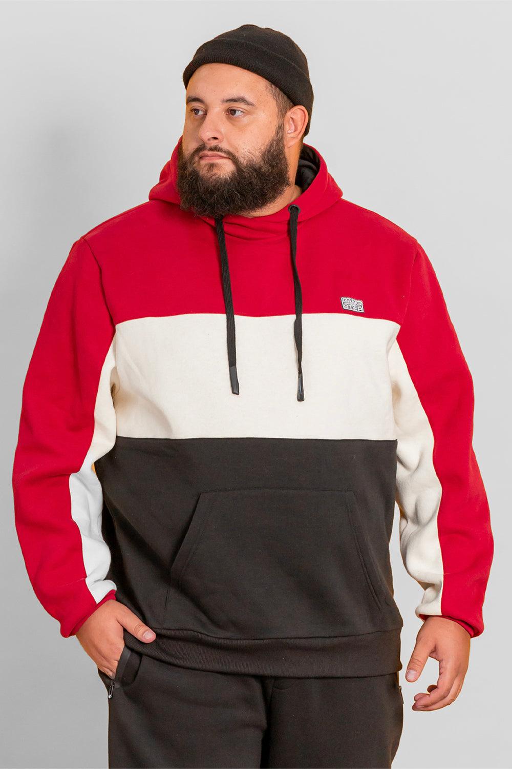 Polerón Hoodie Fleece Journal Rojo Gangster - Gangster