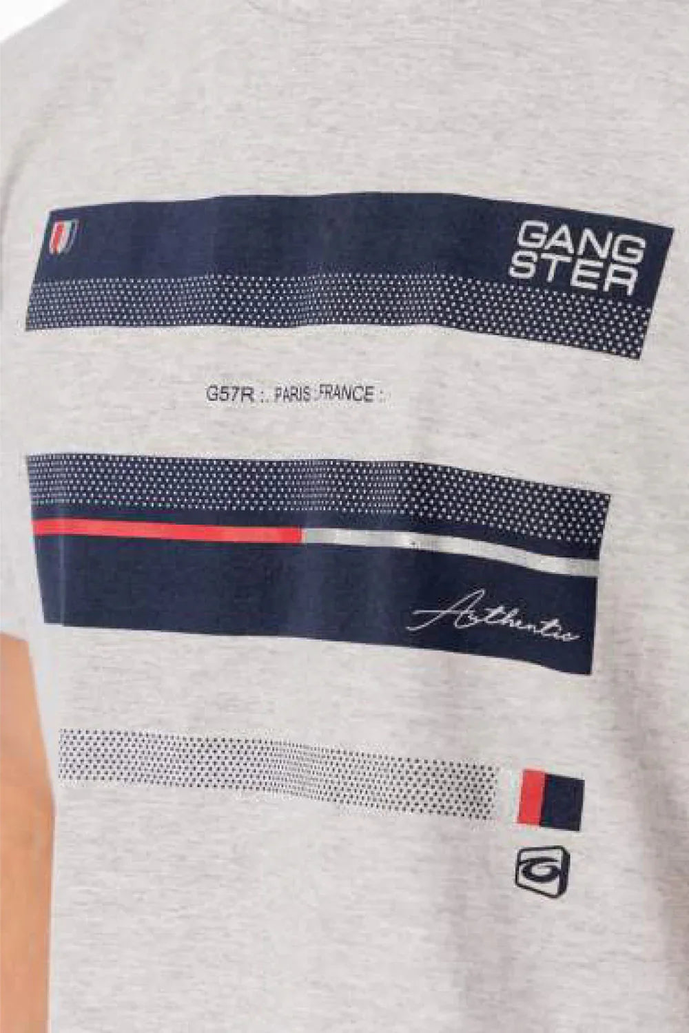 Teen Polera Mc Básica Paris Gris Gangster - Gangster