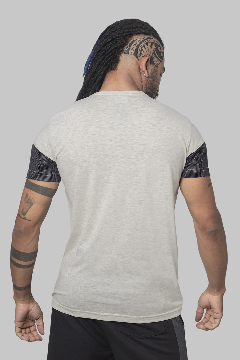 Plus Polera Mc Especial Risky Gris Gangster