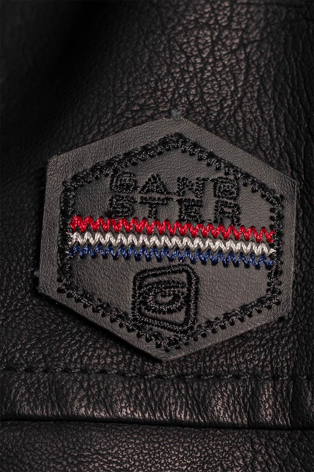Chaqueta PU Leather Negro Gangster - Gangster