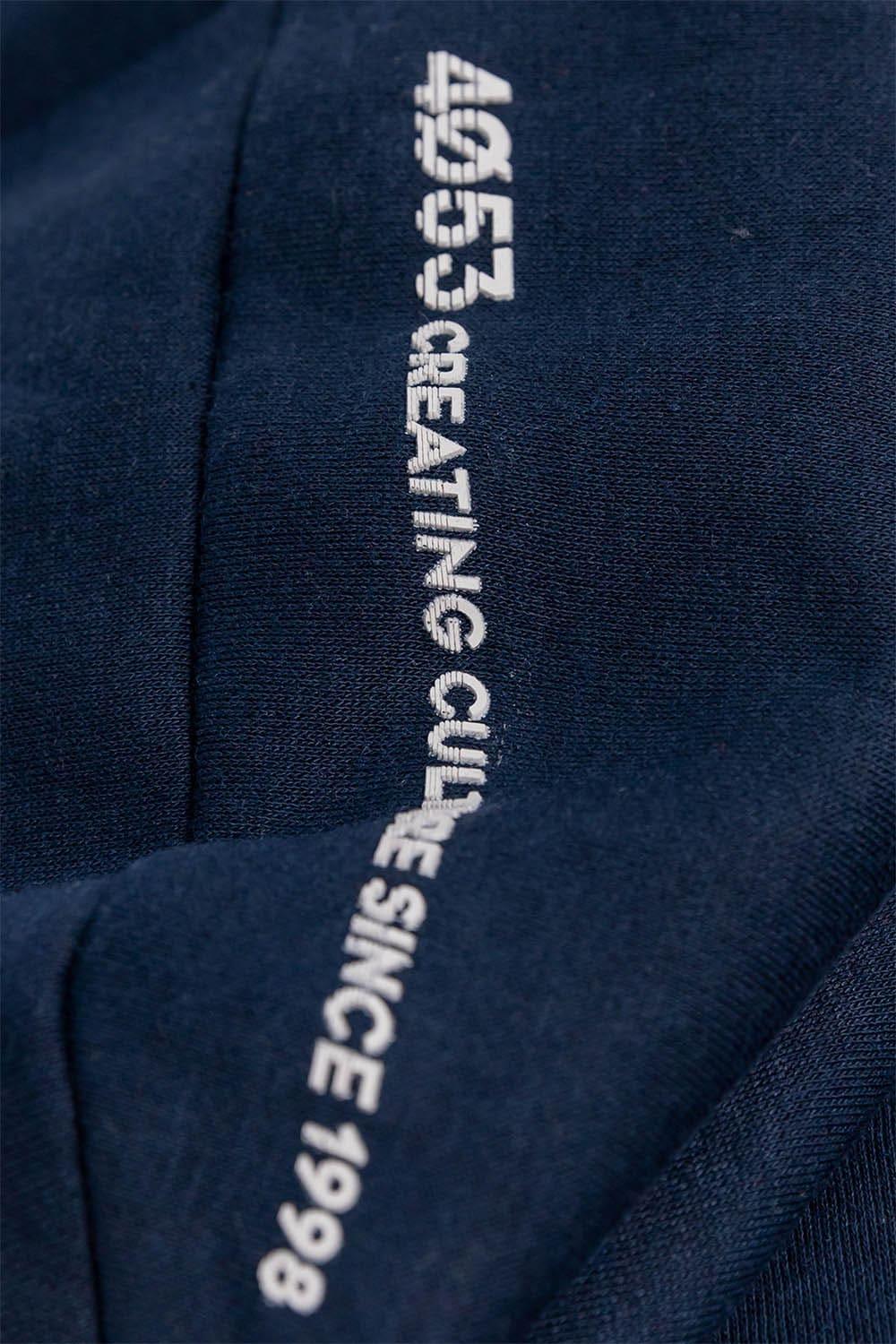 Polerón Hoddie Fleece Elaborate Azul Gangster - Gangster