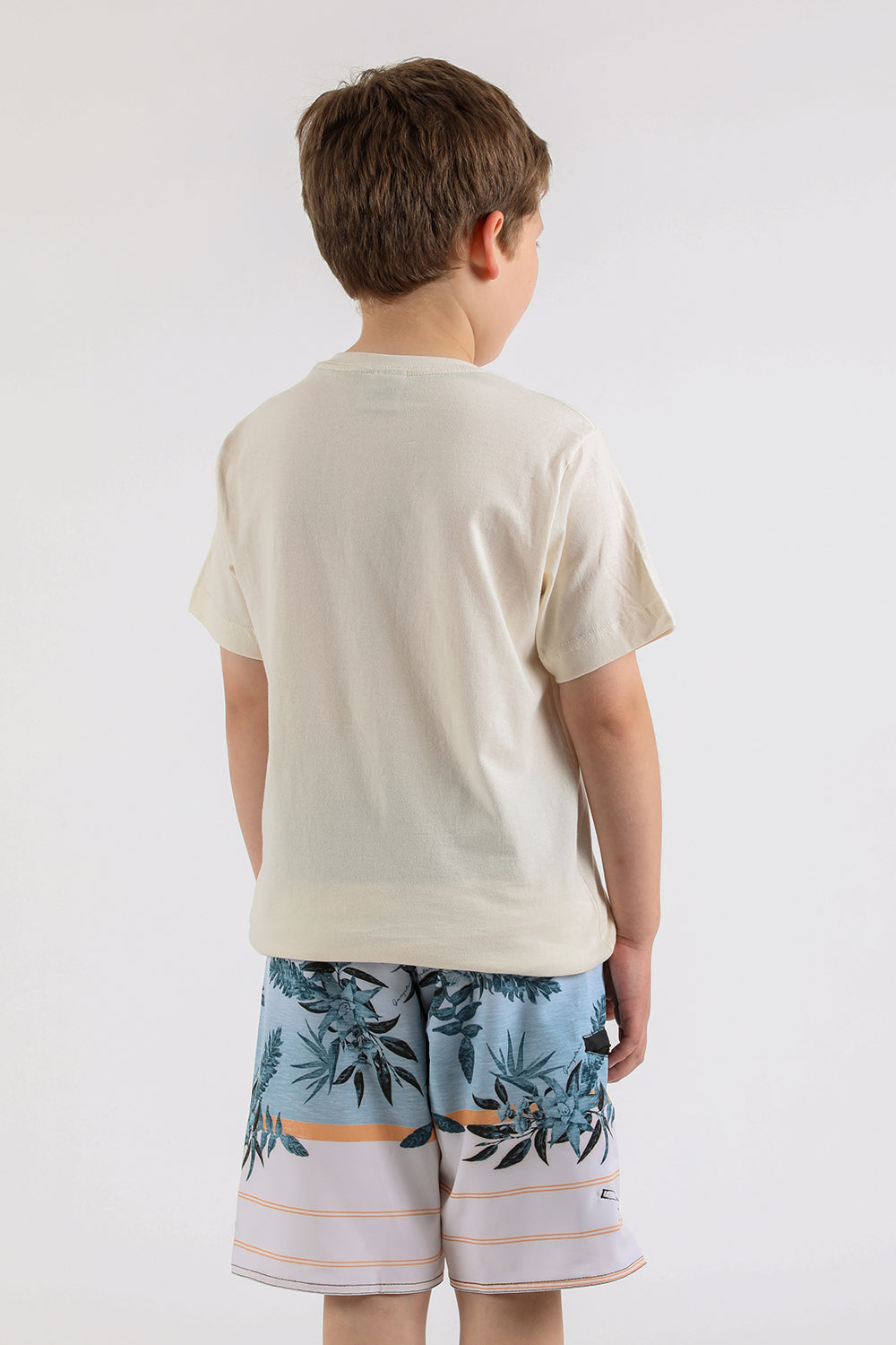 Teen Polera Mc Básica Geom Blanco Gangster