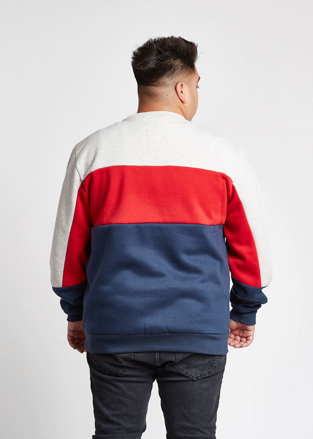 Plus Poleron Sweatshirt Chest Azul Gangster