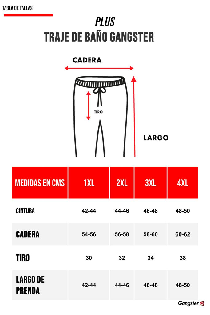 Plus Traje Baño Solid Verde Gangster