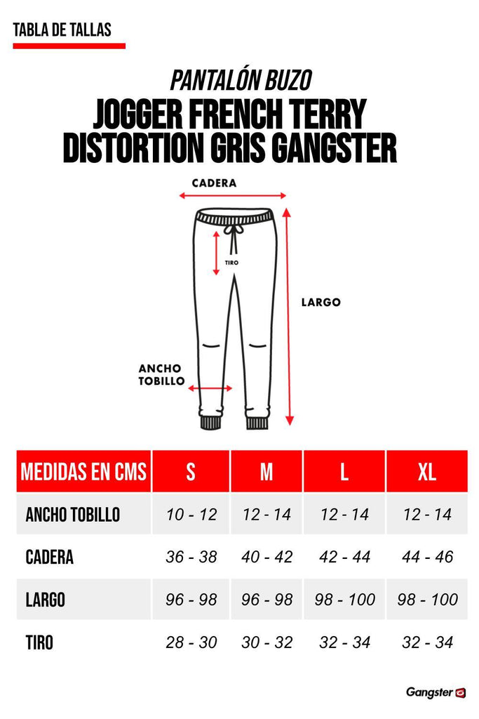 Buzo Distortion Gris Gangster - Gangster