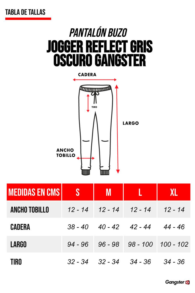 Buzo Jogger Blast Gris Oscuro Gangster