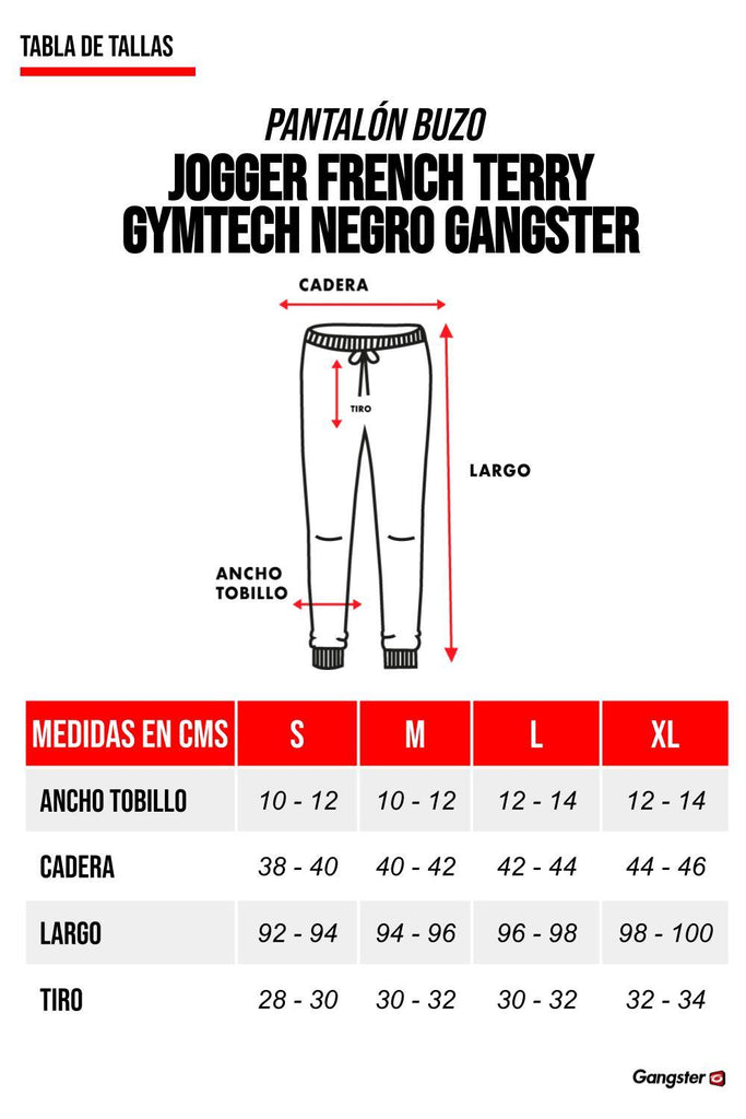 Buzo Gymtech Negro Gangster - Gangster