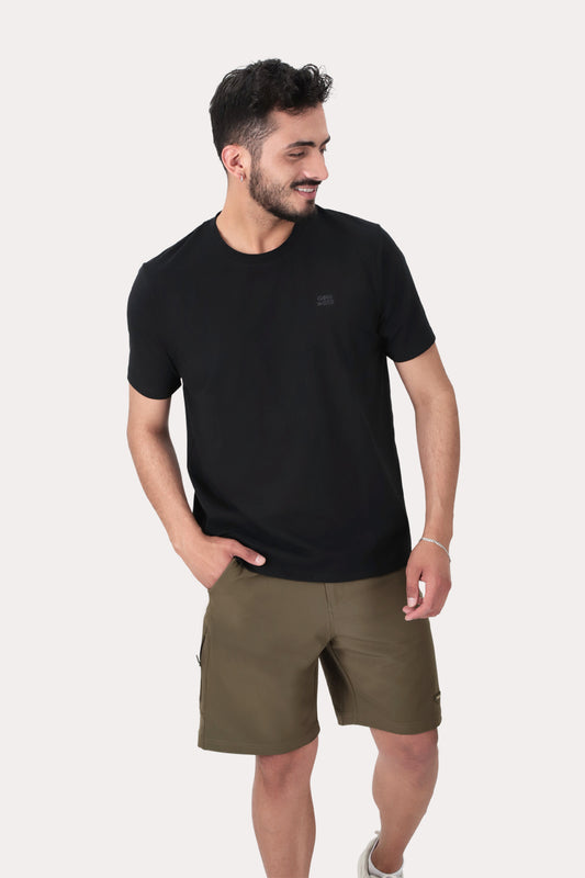 Polera Mc Basica Times Sq Negro