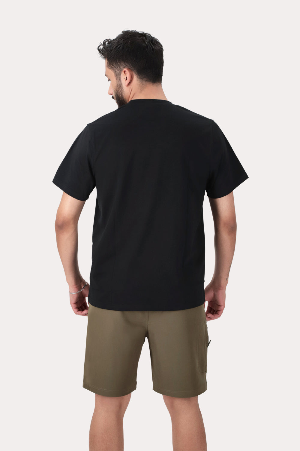 Polera Mc Basica Times Sq Negro