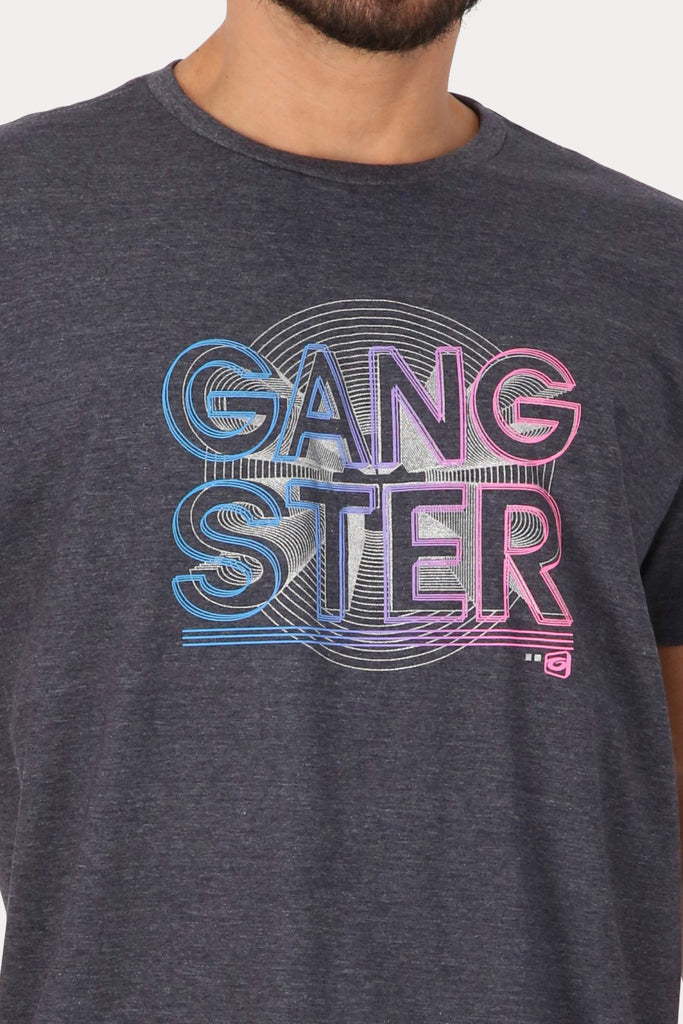 Polera Mc Básica  Leme Gris Gangster