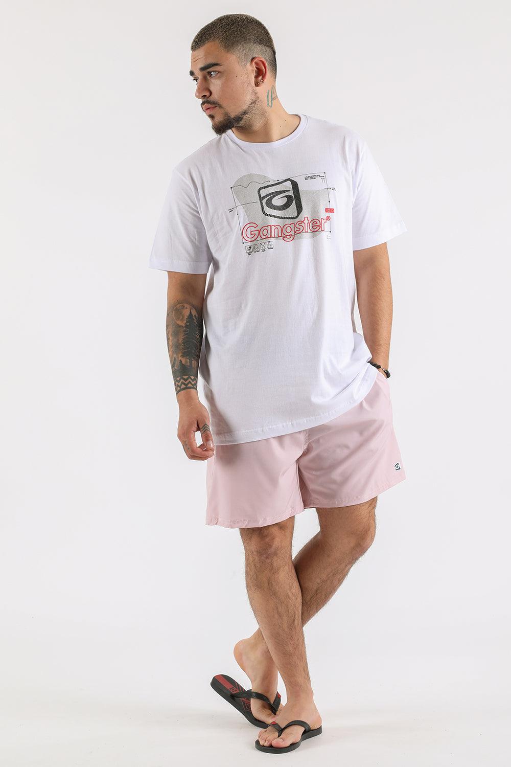 Plus Polera Mc Básica Cosmic Blanco Gangster - Gangster