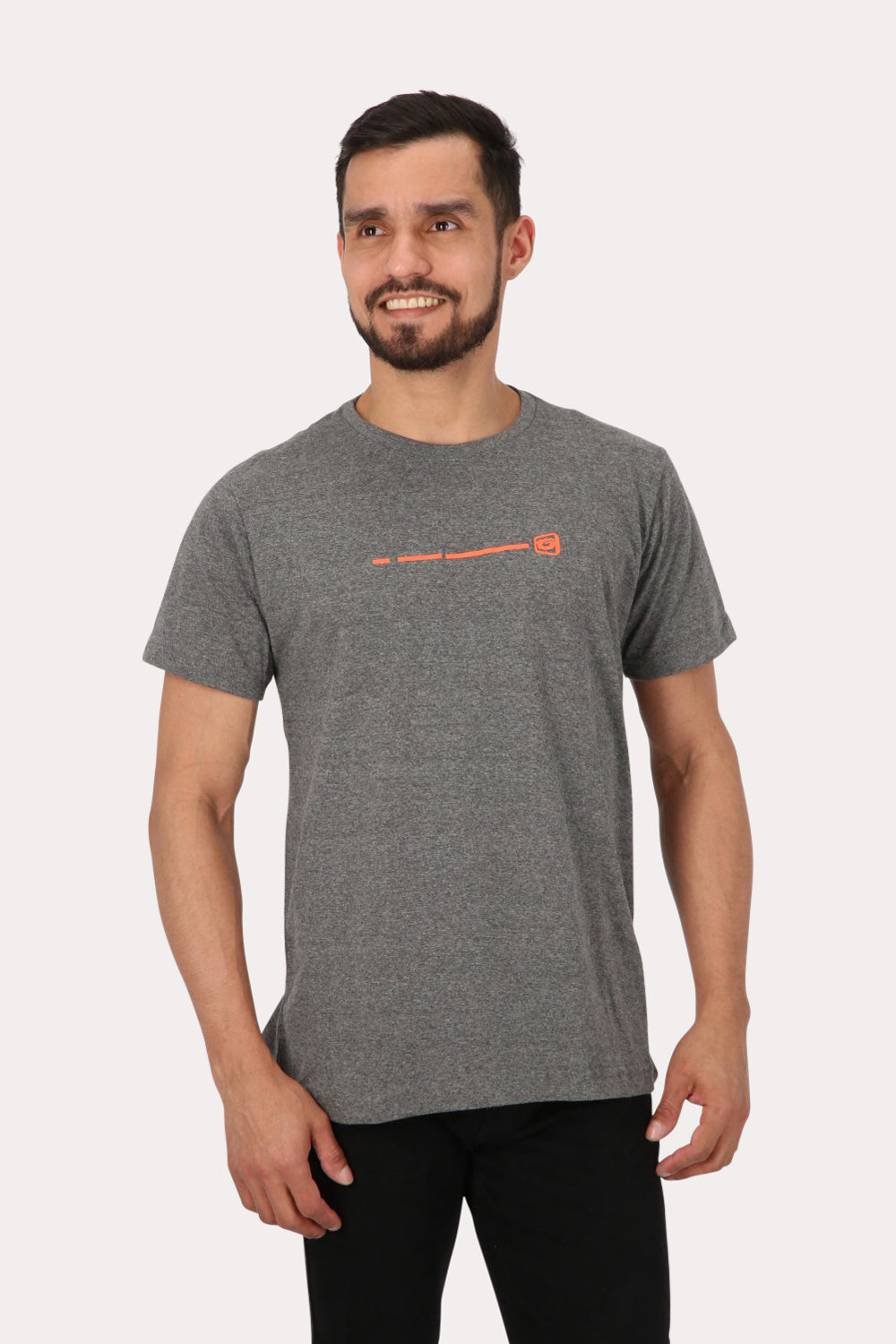 Polera Mc Básica Ipanema Gris Gangster