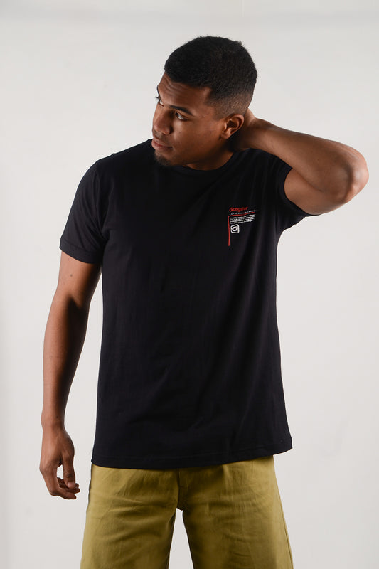 Polera Mc Básica Tab Negro Gangster