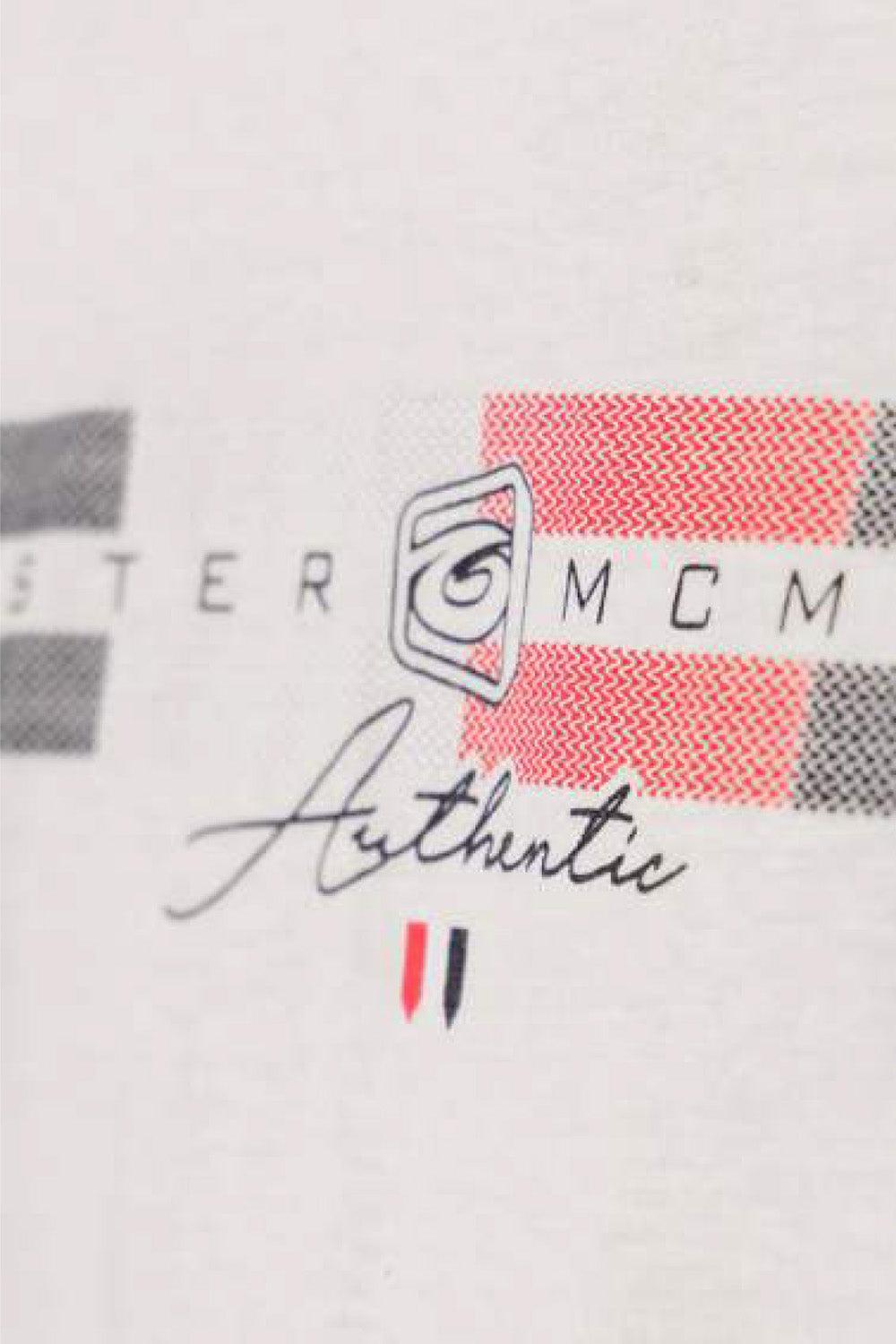 Plus Polera Mc Básica Authentic Blanco Gangster - Gangster