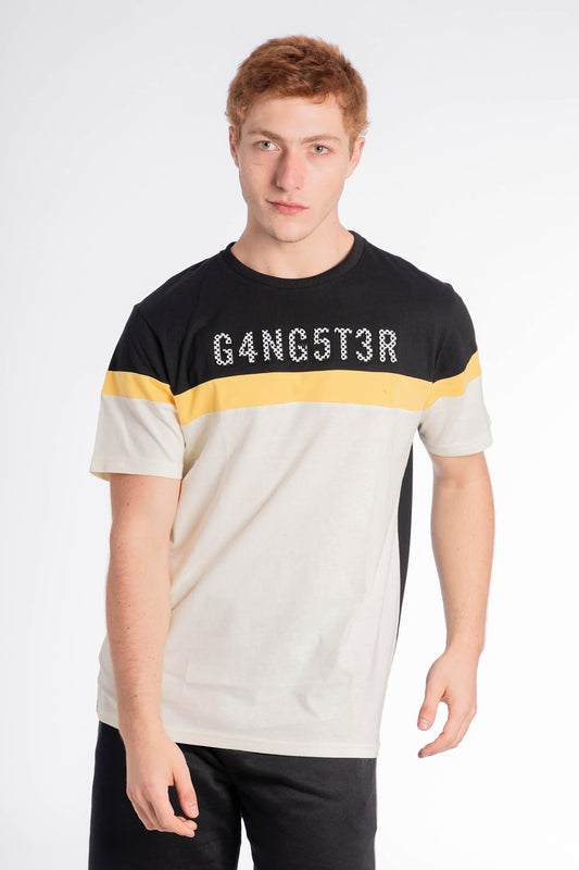 Polera Mc Especial Color Emboss Negro Gangster - Gangster