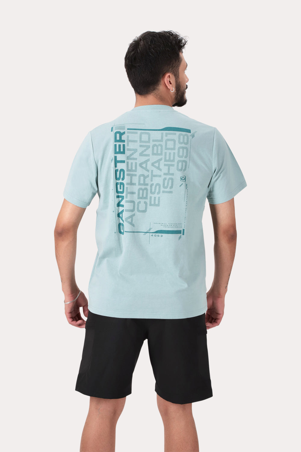 Polera Mc Basica Queens Celeste