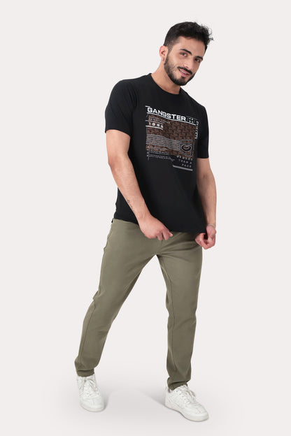 Polera Mc Basica Jackson Negro