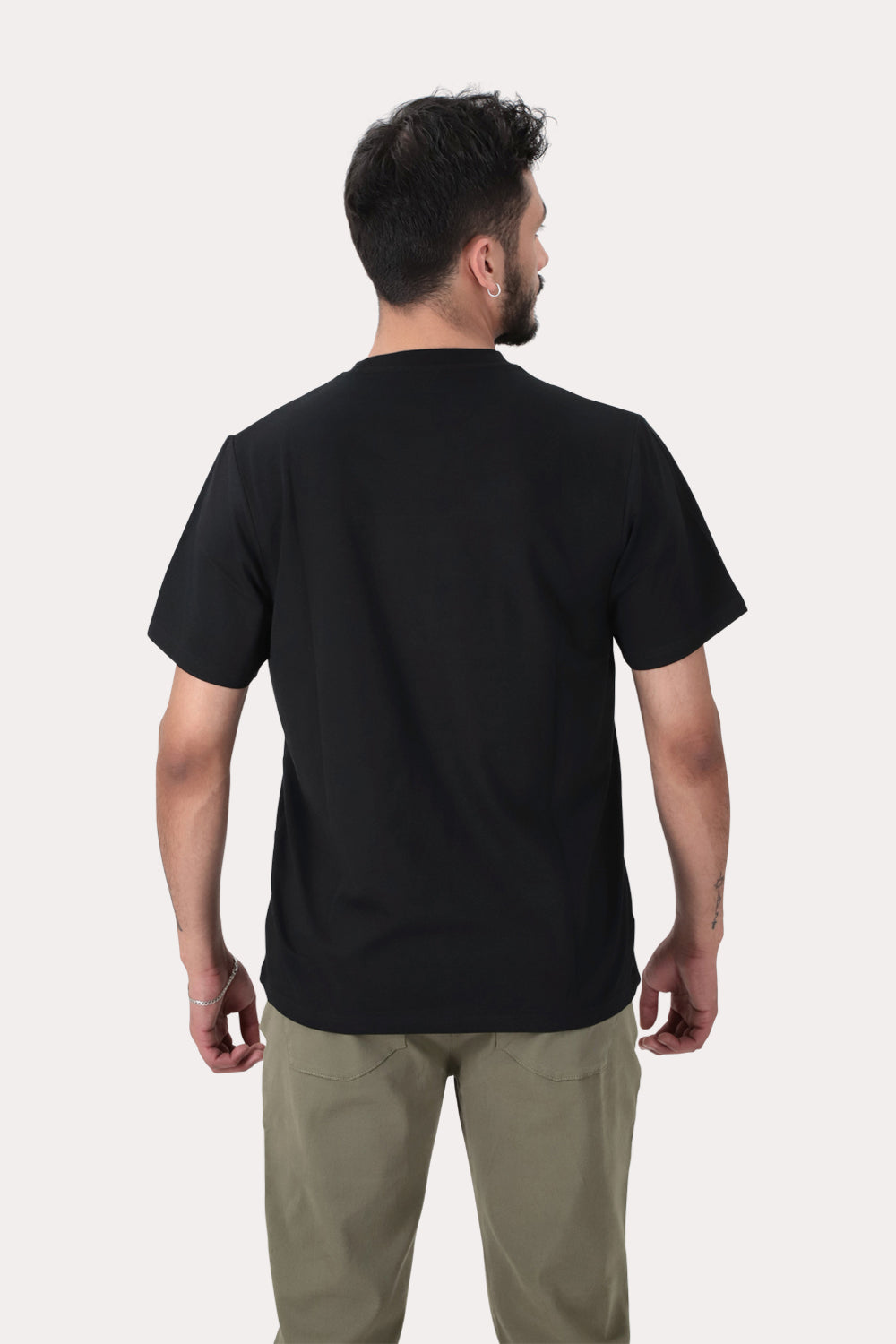 Polera Mc Basica Jackson Negro