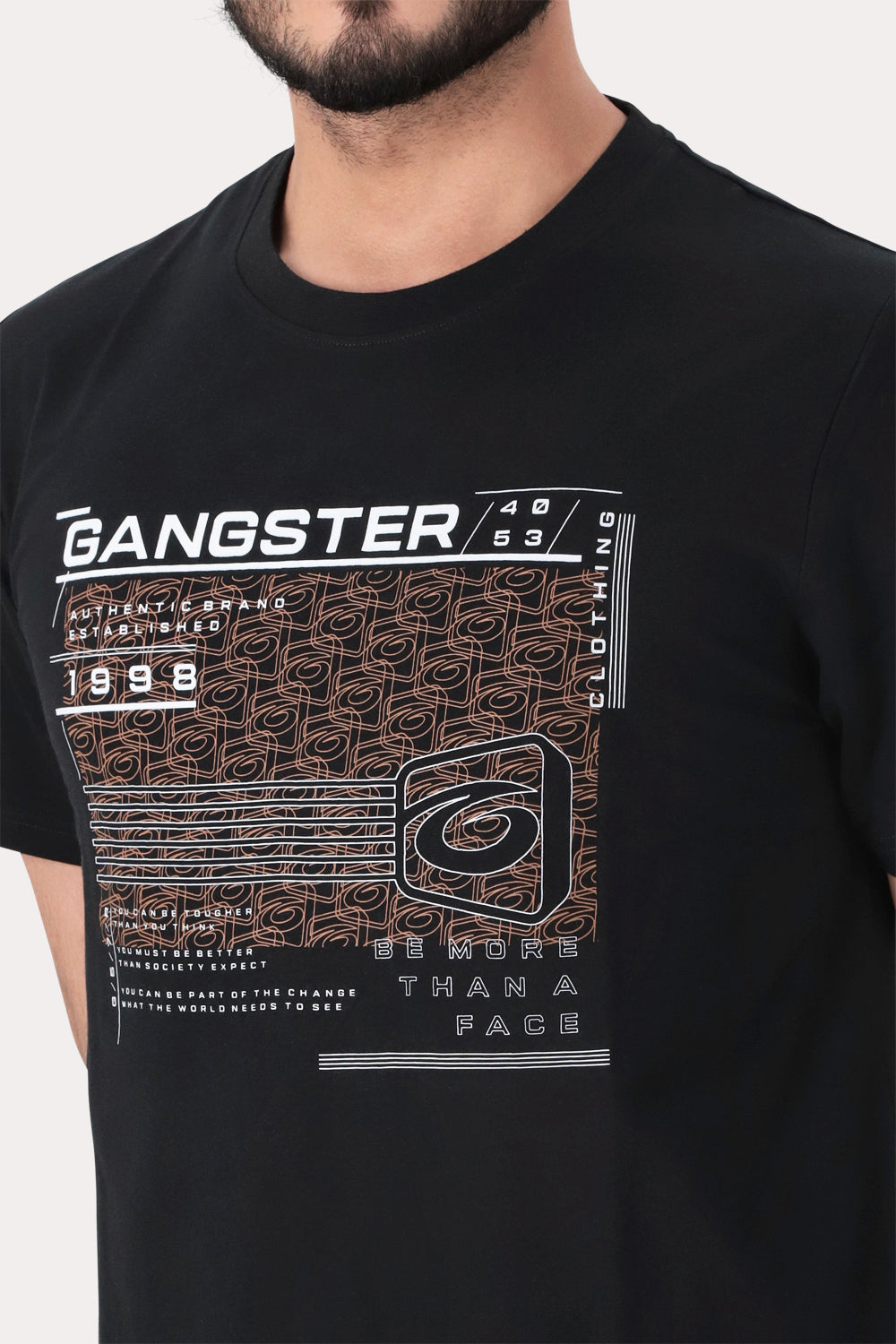 Polera Mc Basica Jackson Negro