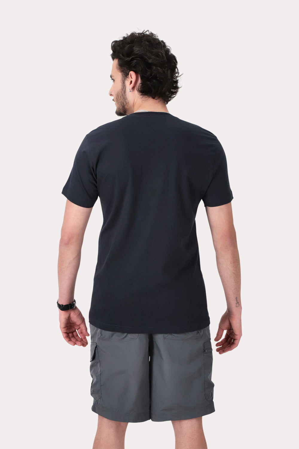 Polera Mc Basica Mains Negro