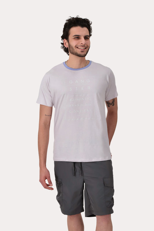 Polera Mc Basica Hills Gris Melange