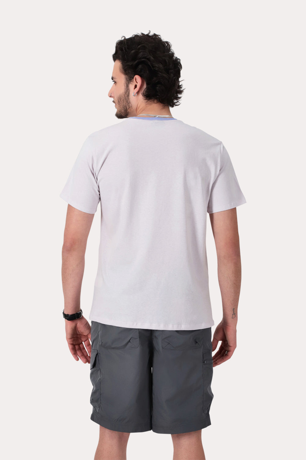 Polera Mc Basica Hills Gris Melange