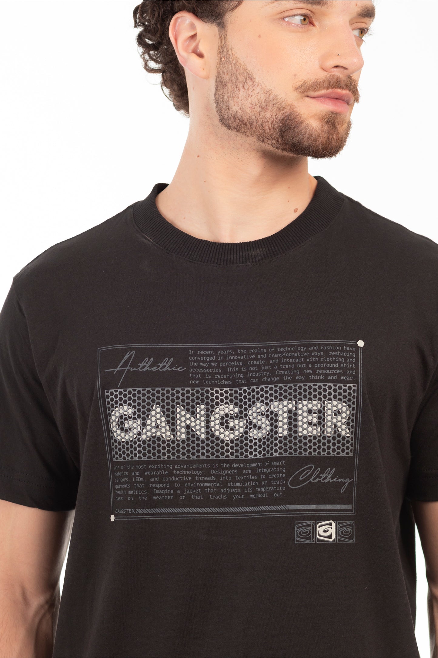 Polera Mc Basica Canal Negro