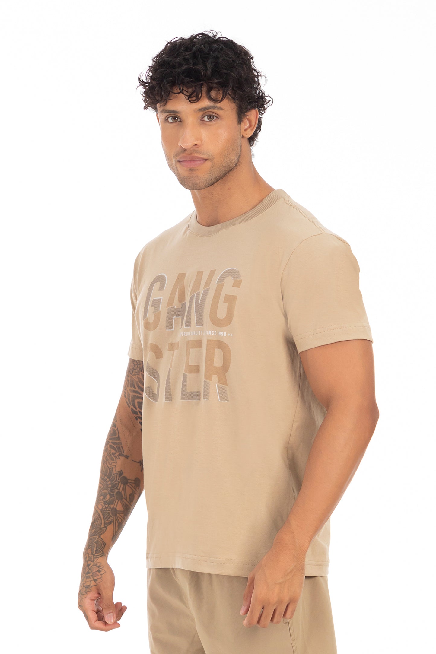 Polera Mc Basica Delancey Café