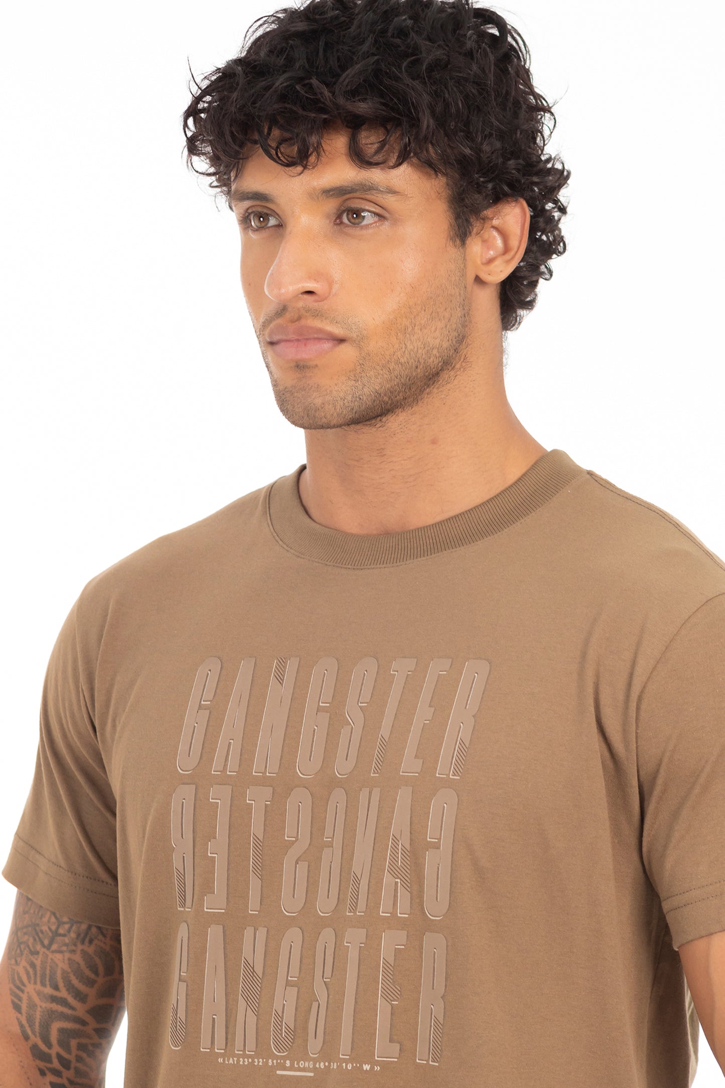 Polera Mc Basica Essex Café