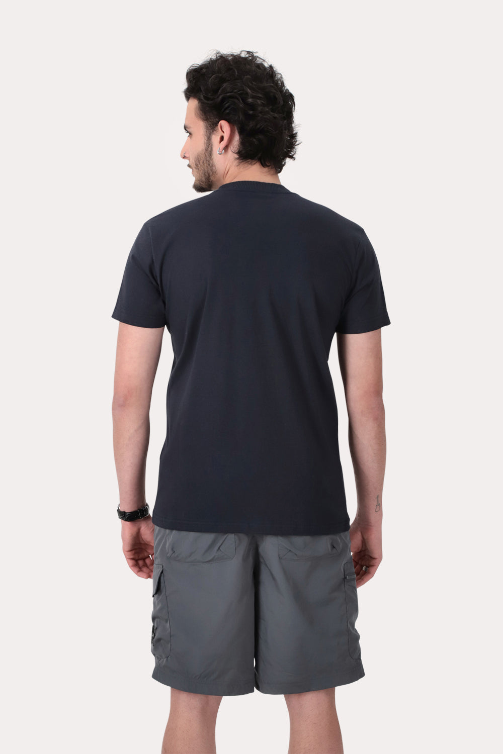 Polera Mc Basica Essex Azul Marino