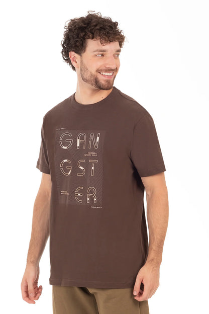 Polera Mc Basica Broadway Café Oscuro