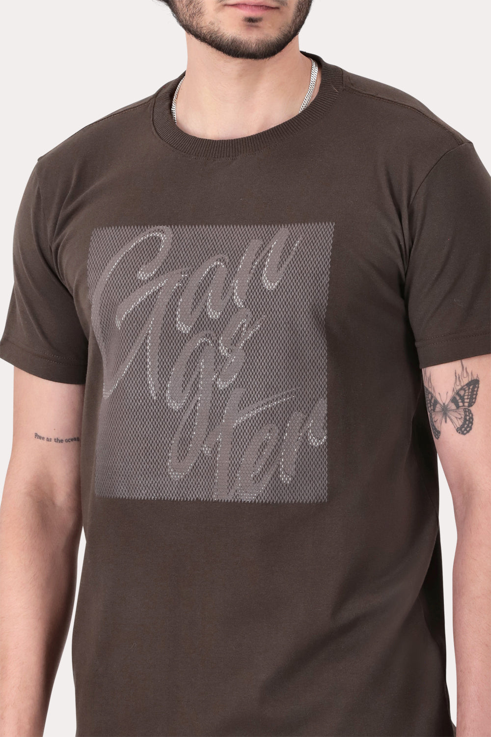 Polera Mc Basica West 4 Café Oscuro