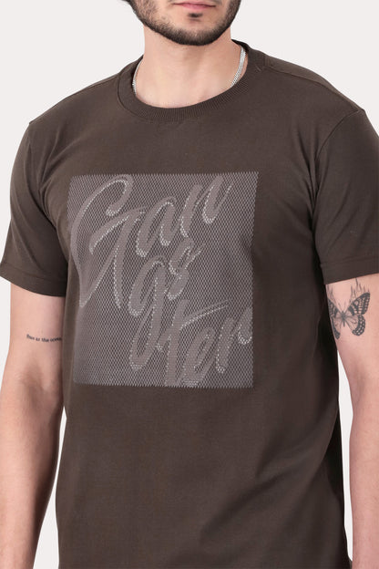 Polera Mc Basica West 4 Café Oscuro