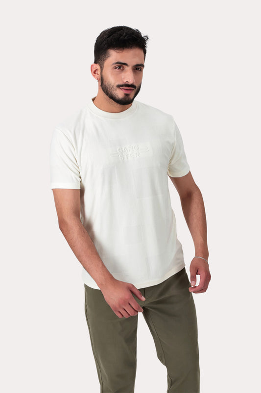 Polera Mc Jaquard 135 St Beige