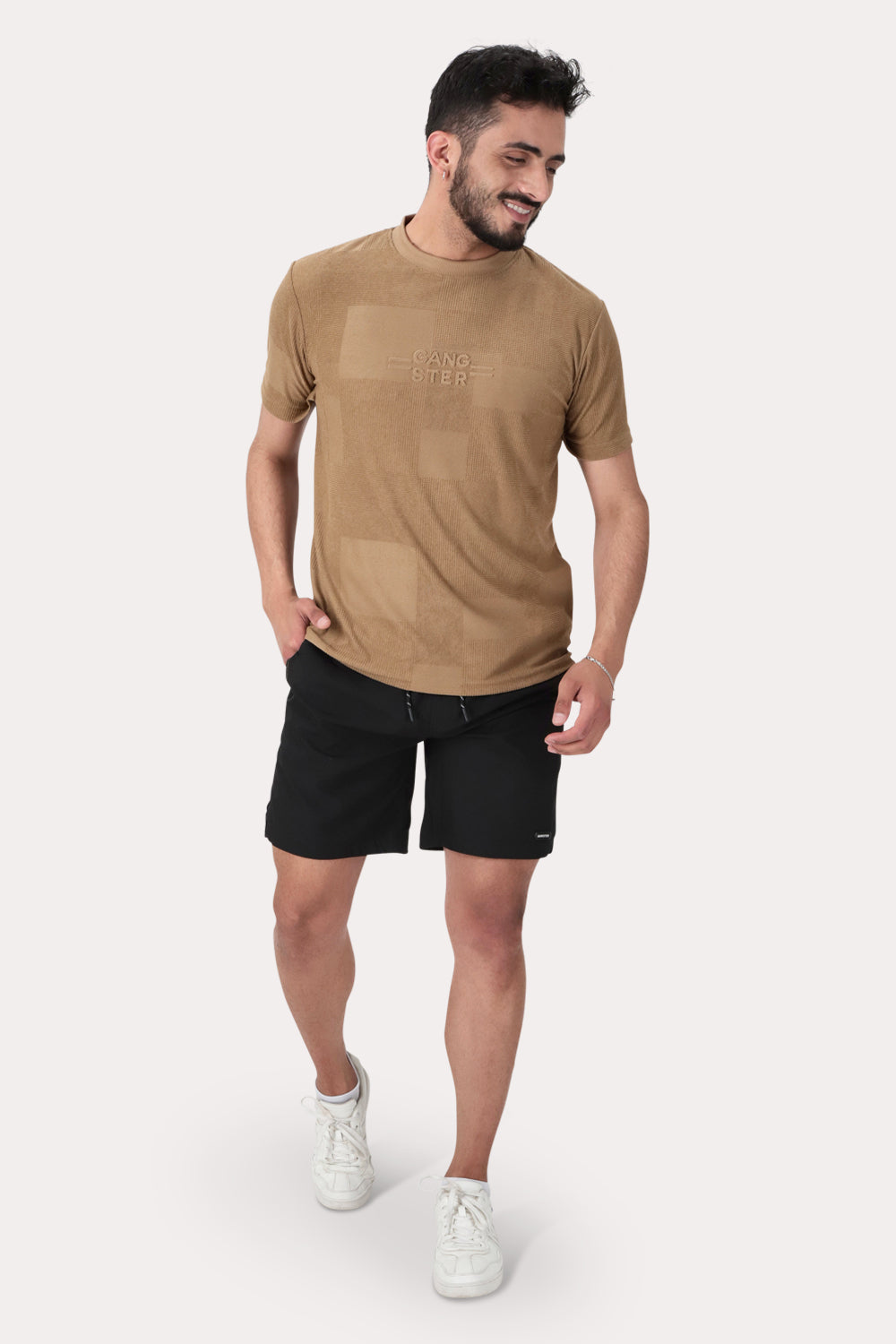 Polera Mc Jaquard 135 St  Café