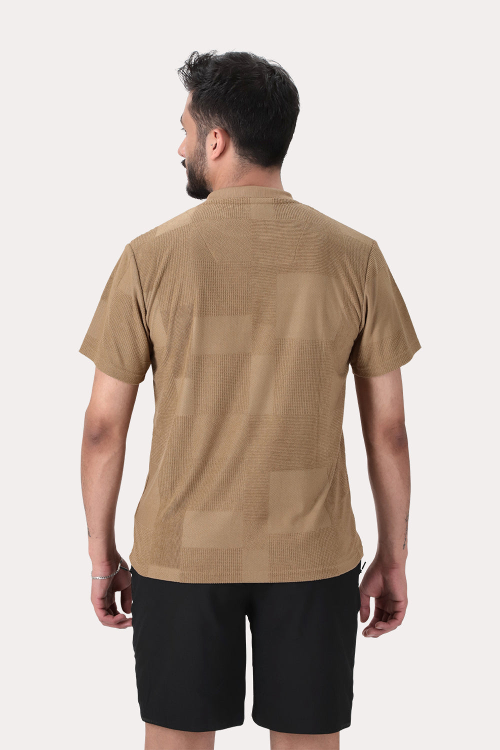 Polera Mc Jaquard 135 St  Café