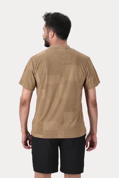 Polera Mc Jaquard 135 St  Café