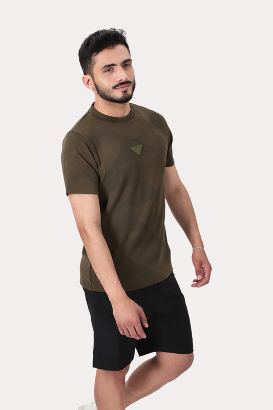 Polera Mc Jaquard Dyckman Crema